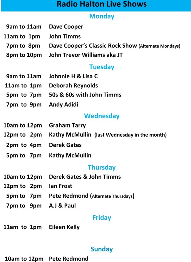 RH schedule 180726
